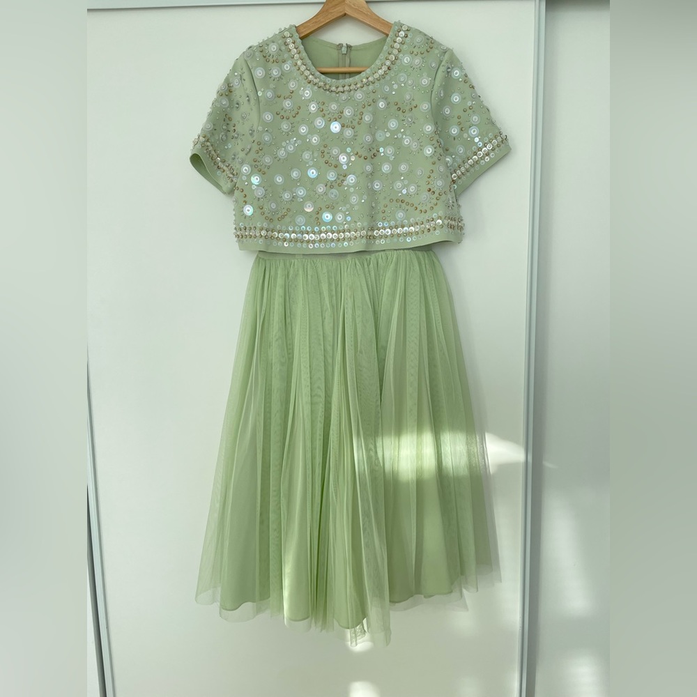 ASOS embellished sequin tea party/prom dress NWT